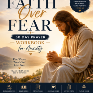 Faith Over Fear: 30 Day Prayer Workbook for Anxiety